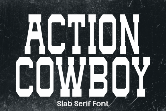 Action Cowboy: Bold Slab Serif for Impactful Design