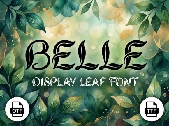 Belle: An Avant-Garde Display Font for Bold Design