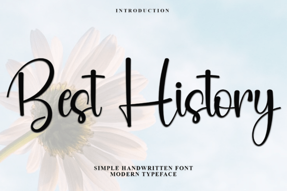 Best History: A Unique Typeface for Modern Design