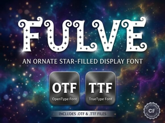 Fulve: A Decorative Display Font for Bold Creativity