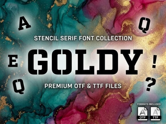 Goldy: Commanding Industrial Prestige for Bold Designs