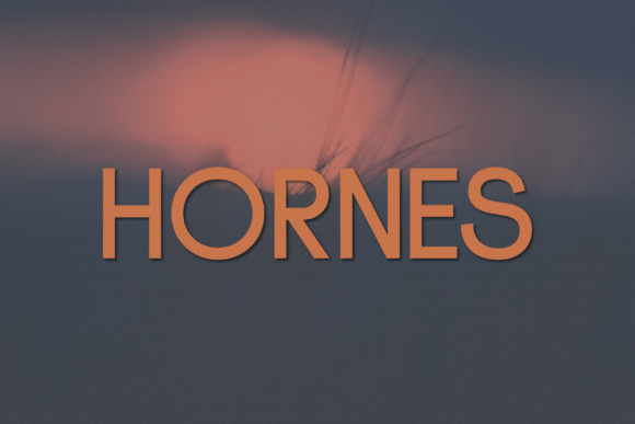 Introducing Hornes: A Modern Sans Serif for Elegant Design