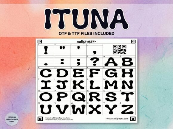 Ituna: Elevate Your Creative Projects with a Decorative Display Font