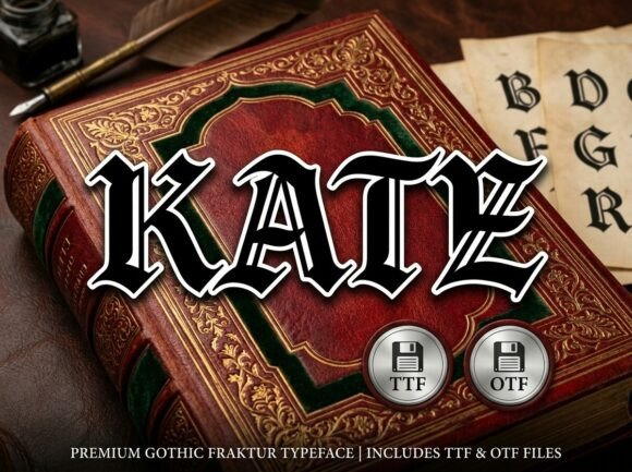 Kate: A Gothic Typeface for Timeless Design