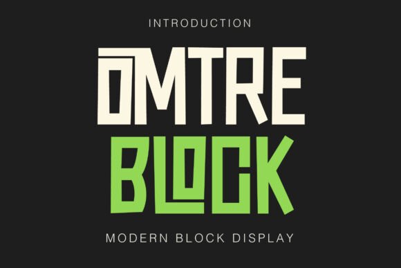 Omtre Block: A Modern Serif for Bold, Luxurious Design