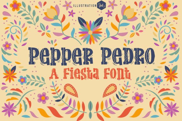 Pepper Pedro: Zestful Display Typeface for Vibrant Designs
