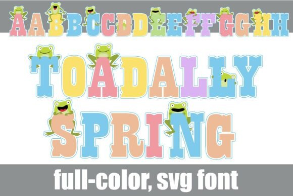 Toad-ally Spring: Leap into Creativity with a Whimsical Typeface