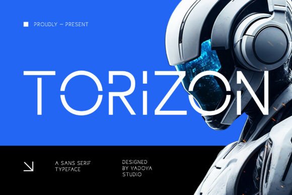 Torizon: A Sleek Typeface for Digital Horizons