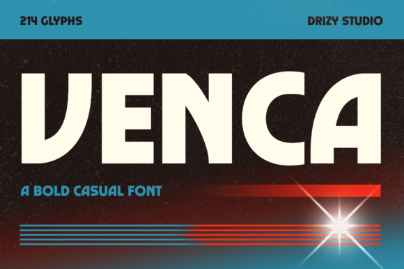 Venca: A Bold Typeface for Friendly, Modern Design
