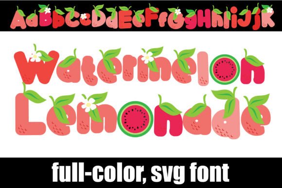 Watermelon Lemonade: Refresh Your Designs with This Sweet SVG Font
